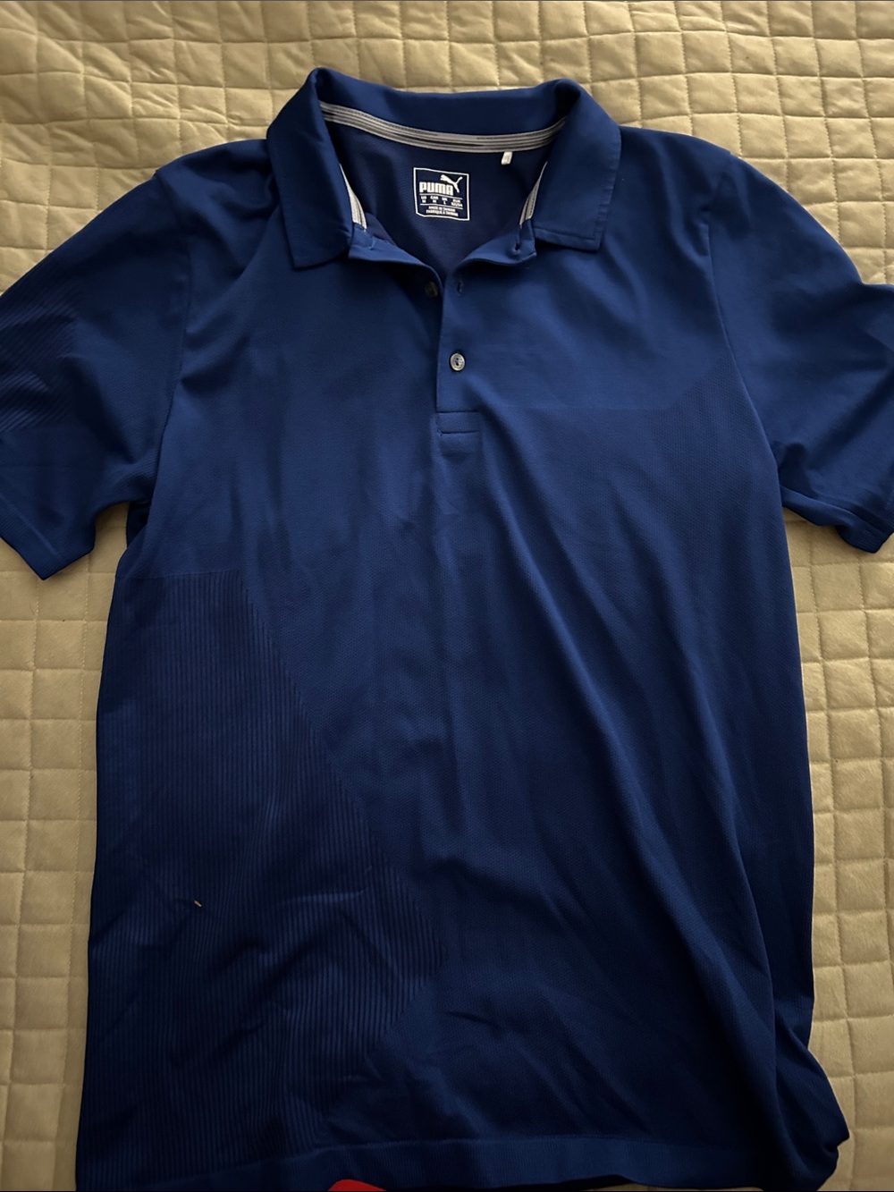 Puma Men's Royal Blue Short-Sleeve Polo